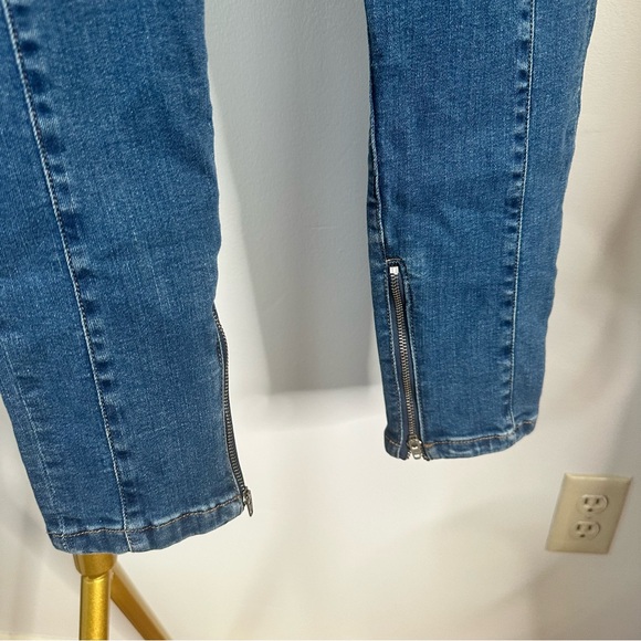 NWT Free People Bella Moto Mid Rise Skinny Jeans - Picture 6 of 8